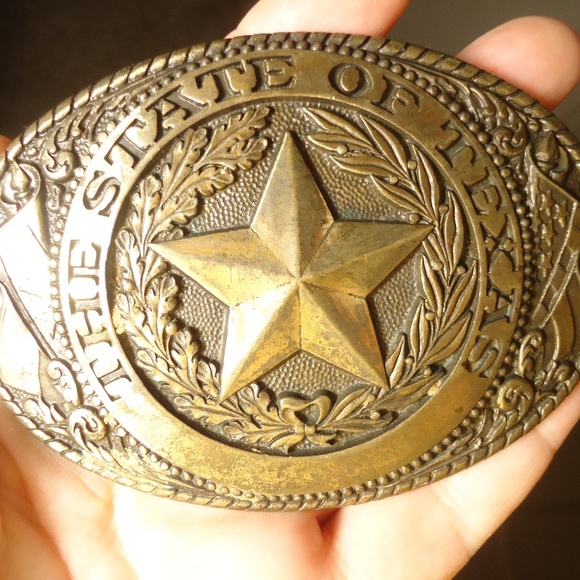 COPY - Tony Lama State Of Texas Solid Brass Belt Buckle State Series Collection… - Picture 2 of 5